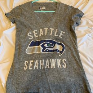 Seattle Seahawks V-neck T-shirt